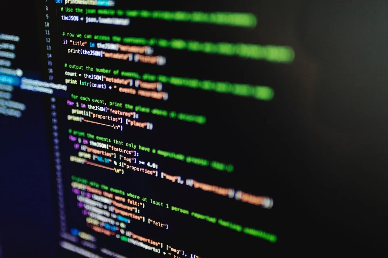 Colorful programming code on a computer screen, the kind of debugging session anyone who wants to build a Base app should expect. Photo by Nemuel Sereti on Pexels.