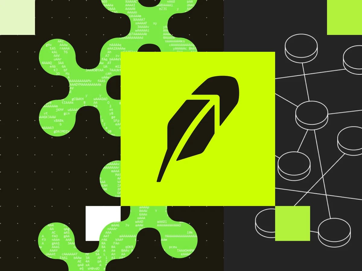 Robinhood and Uniswap logos representing the Robinhood Chain Uniswap volume story