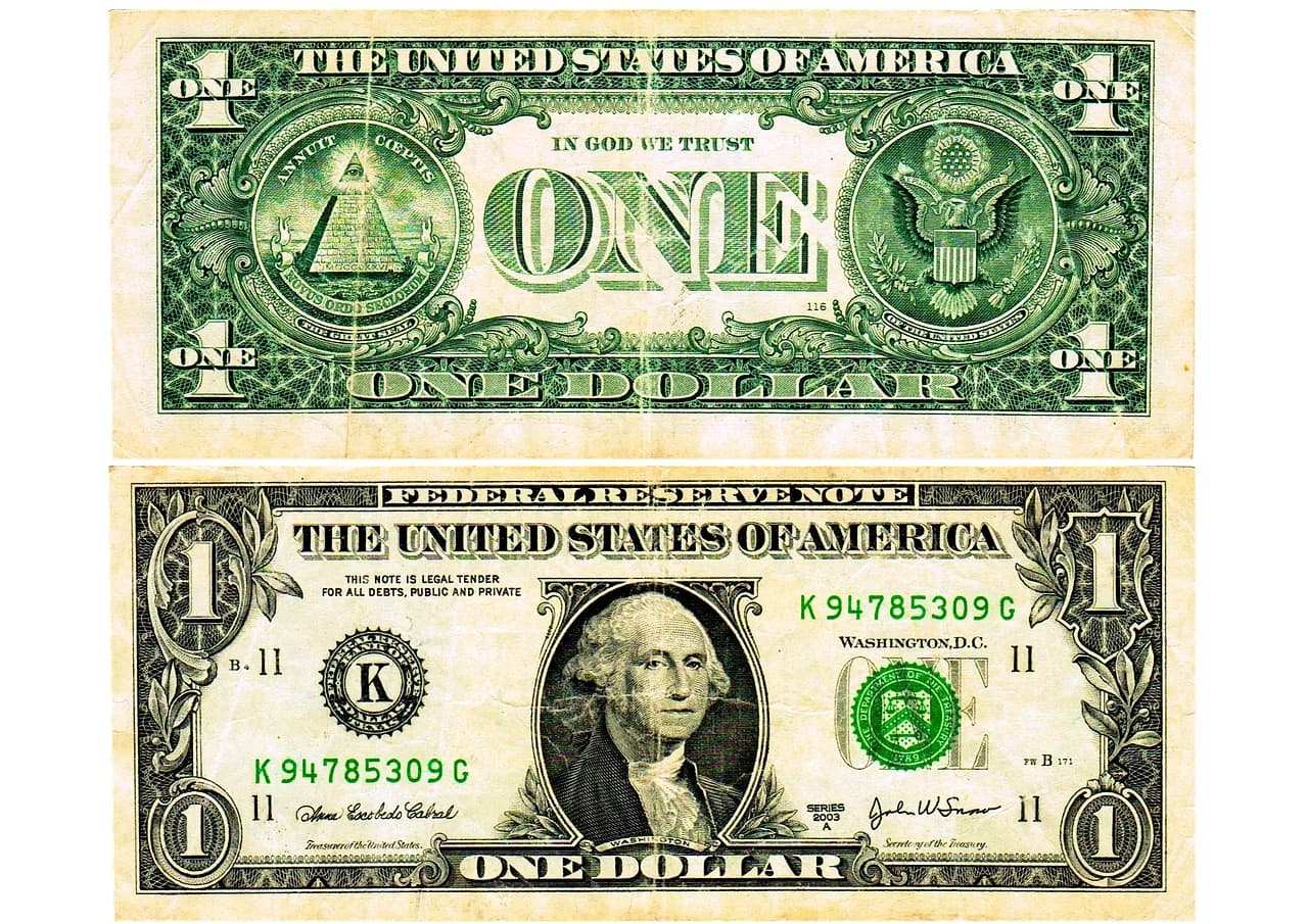 US dollar banknote representing stablecoin reserve backing and federal custody oversight