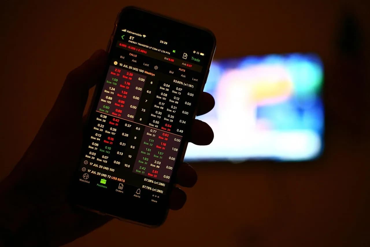 Financial market crash and volatility data representing high-stakes prediction market trading