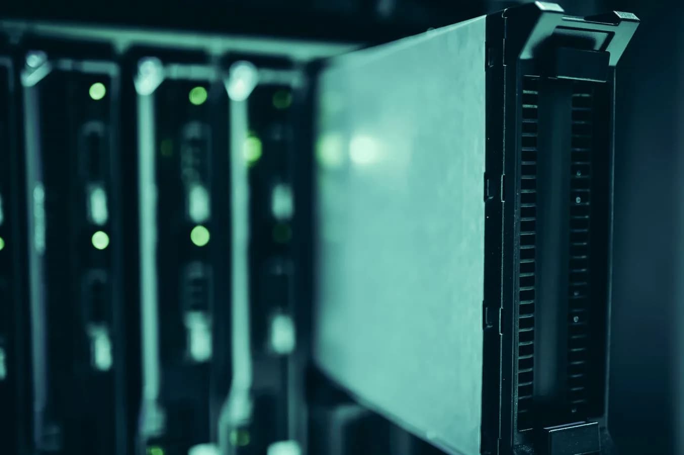 Close-up of server racks in a data center, the kind of small VPS an onchain AI agent runs on around the clock. Photo by panumas nikhomkhai on Pexels.